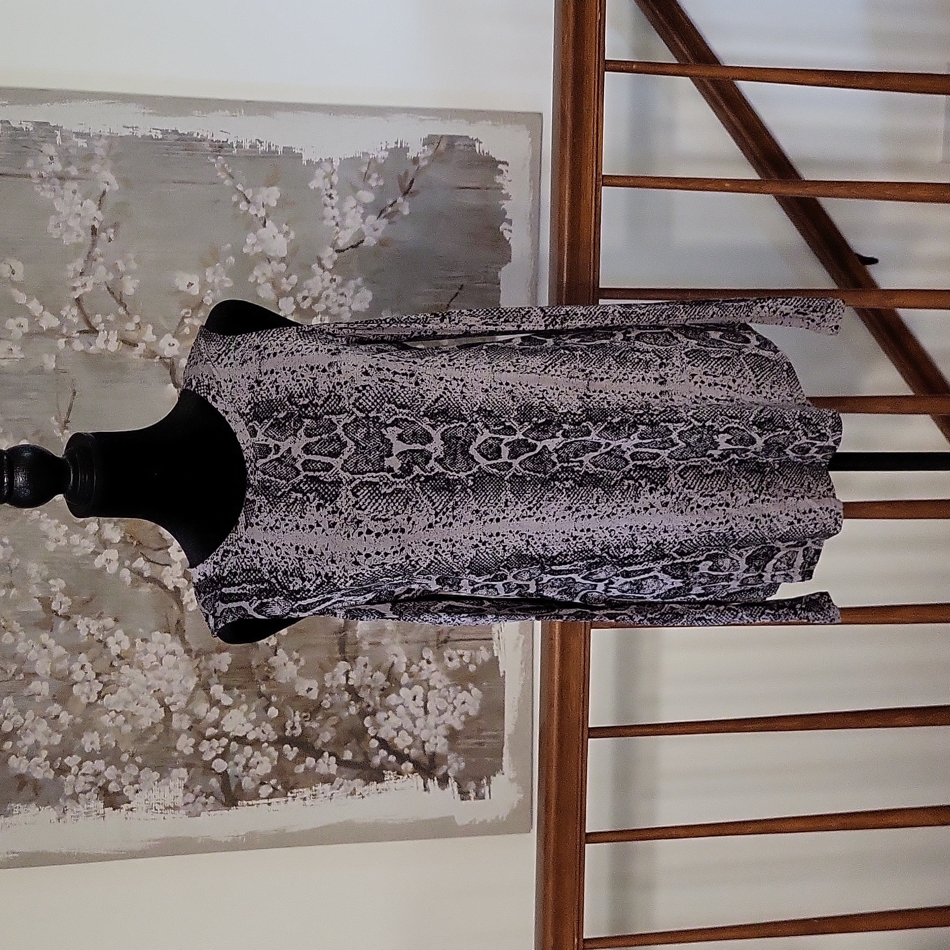 Snakeskin Patterned Top